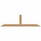 Ekena Millwork Portland Smooth Timber Gable Bracket, Western Red Cedar, 96"W x 28"H x 3 1/2"D x 5 1/2"F, 7/12 Pitch GBW096X28X0406POR00SWR - alternate 1